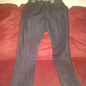 Uniqlo Navy Blue Straight Leg Jeans